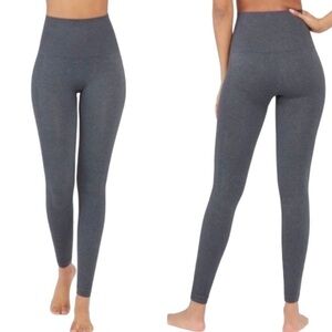SPANX Look at Me Now Seamless Legging Heather Grey Compression Legging Size XL